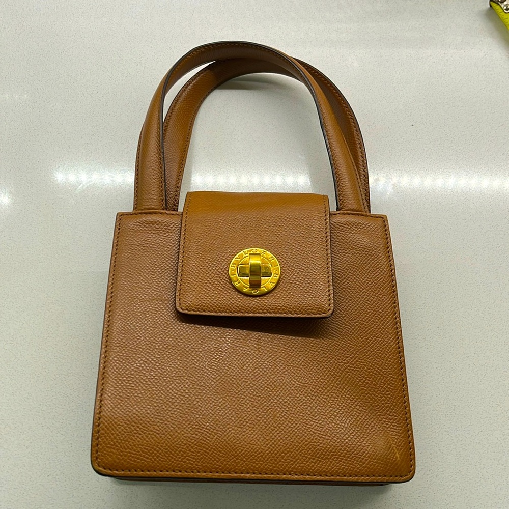 Bvlgari Leather Handbag